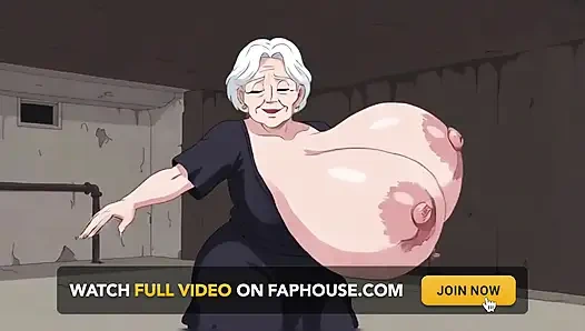 Ai çizgi film orta yaşlı seksi kadın karışık