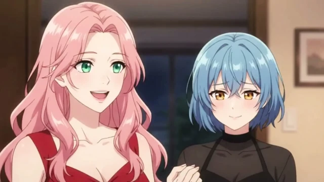Birthday Surprise Threesome Girlfriend Brings a Friend as special gift