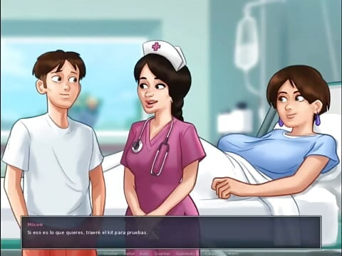 Summertime Saga Bölüm 15 - Üvey Annem ve Arkadaşıyla Yatakta Üçlü