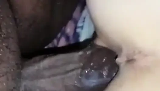 Siyah kremli yakın çekim