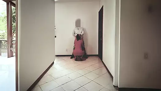 Suçüstü yakalayın! Evli kadın sakso çekiyor.