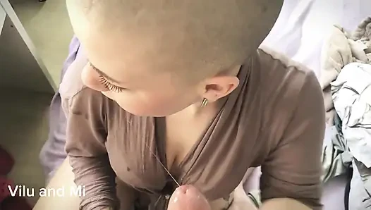 Vilu Vidish'in saçına tükürük ve döl