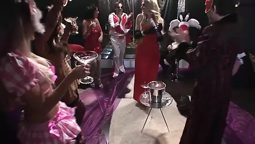 Rio Mariah ve Stacey Saran ile grup seks fahişelerin aşkı