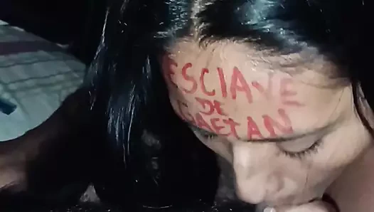 Hintli üvey kızımdan karımın evinde tek başına lezzetli sakso