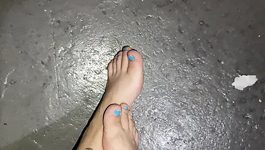 Feet with pecueca and bad smell you like