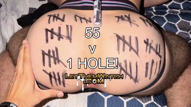 LetThemWatch - 1 alta 55 yük! Eşcinsel grup seks sert anal eşcinsel seks boşalma