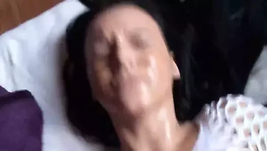 Abgefingert.. mit Sperma in der Fresse