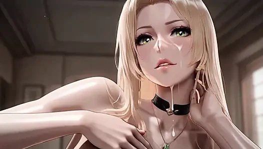 Mükemmel büyük memeli sarışın bomba sert biniyor