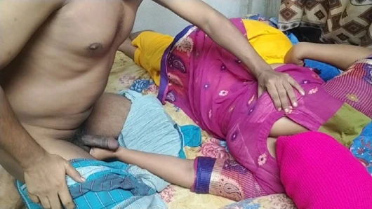Village hot girl new married wife with husband tightpush