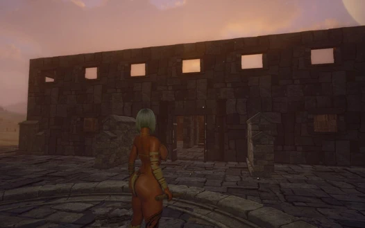 Ep7: Wicked Island'da taş ev mutfağını, yatağını ve banyosunu inşa ediyor (oyun)