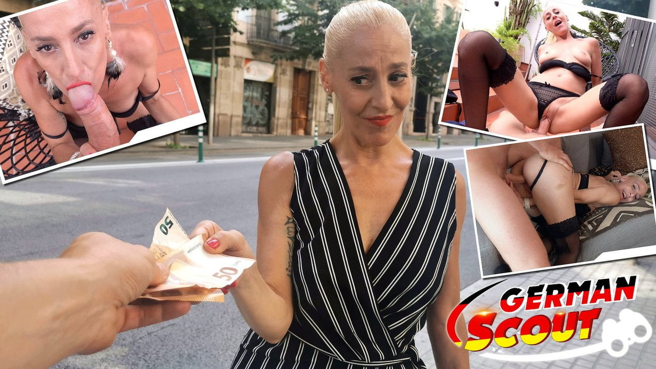 Alman izci - olgun yelena'nın pikap ve sokak kadrosunda fuck