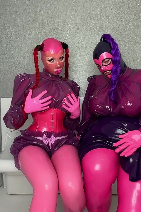 Pembe ve Mor Lateks Katmanlar