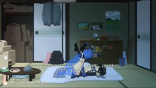 Hentai oyunu - büyük memeli bebek soğuk havada sert seks