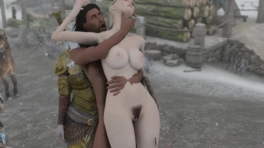 Skyrim b ve l mod - bir maceraya çıkıyor ve fakirlere yardım ediyor ve kuryeyle buluşuyor