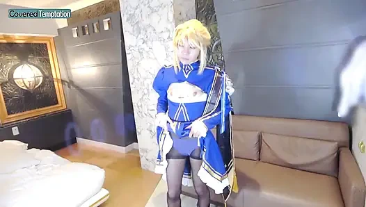 Cosplayer güzellik unutulmaz kimyayı birlikte geride bırakarak yoğun bir özel buluşmayı paylaşıyor