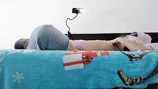 Amateur wife cleans the house naked, hairy pussy, big tits, big ass.