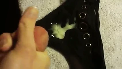 siyah ile metal yüzükler tanga twinks