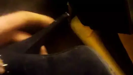 Çıtçıtlı süet topuklu ayakkabılar