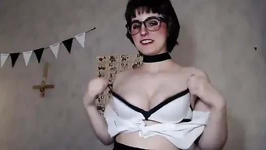 Seksi öğretmen kamera şovu - tam