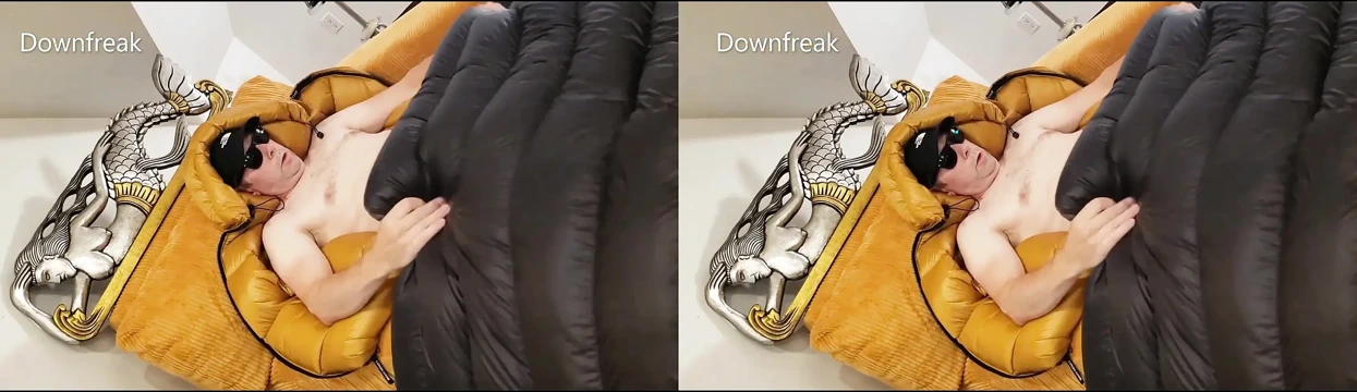 Vr versiyonu aşırı doldurulmuş yorganı sikiyor