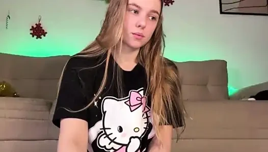 Real orgasm with cumshot in the pussy