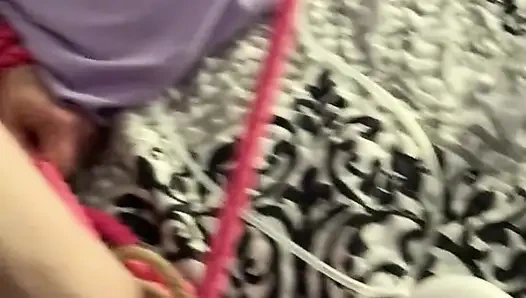 Meme pompası vibratör ve şişirilmiş amcık dildo sonsuz orgazm