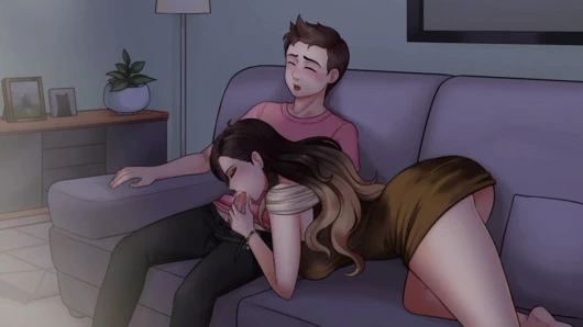 Ev işleri #17: orta yaşlı seksi üvey kız arkadaşım film sırasında beni emdi ve beni gerçekten iyi boşalttı