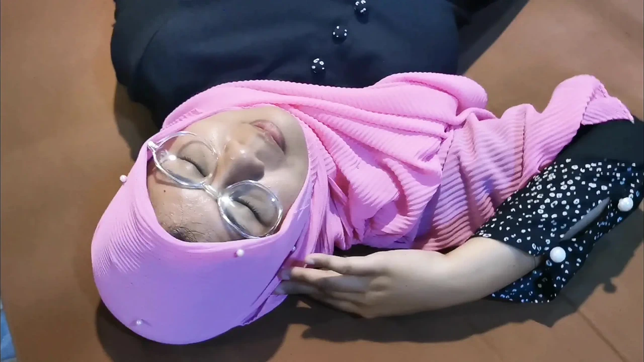 Lying on their own bodies in bed on holidays.