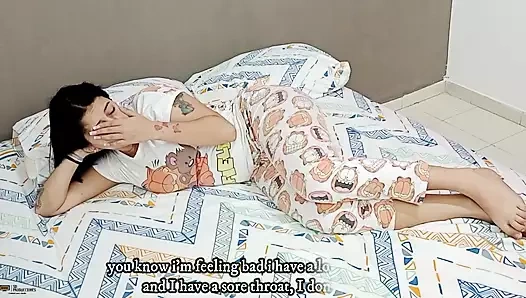 Üvey kardeşlerin evi kendilerine ait ve sikişiyor - ispanyolca porno