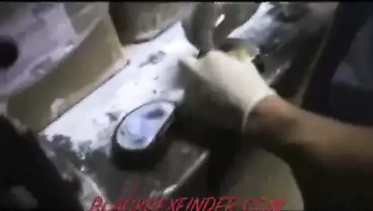 Sahte dişlerle porno çapa