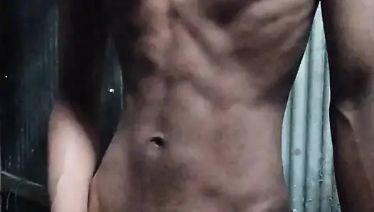 Horny boy jarking and cumshot