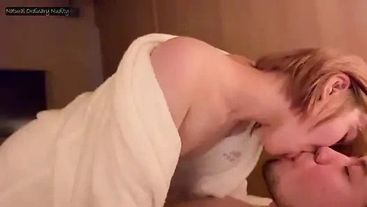 Vannacht toewijding, een schattige vrouw en een hele nacht intieme finale