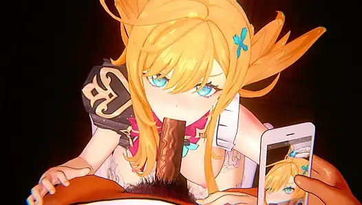 Genshin impact - escoffier grup birden fazla adam tarafından sikiliyor - 3d hentai animasyon