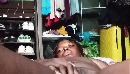 Siyah kalın amcık Virginia çok ıslak ve sulu