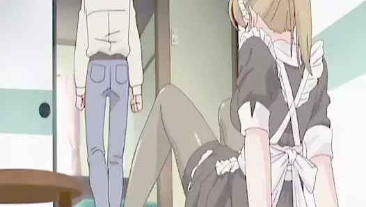 Hizmetçi mastürbasyon zor olarak ona patron saatler