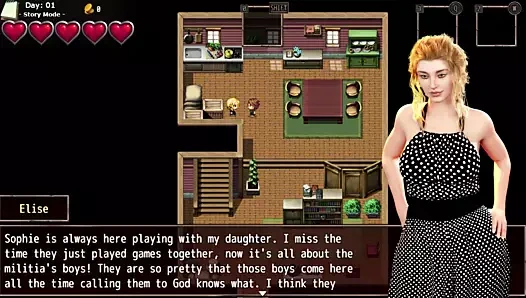 Çiftçinin rüyaları - nehirde çıplak deniz kızı (1)