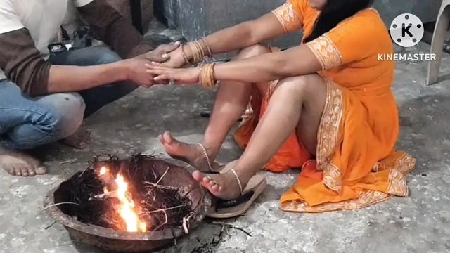 Ateşli kız ve oğlan büyük erkek kardeşiyle