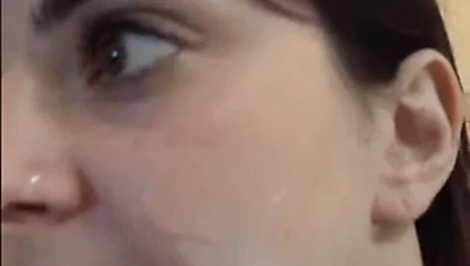 Web kamerası yüze boşalma