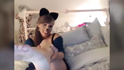 Yeni fare bayan ayakları ses yok