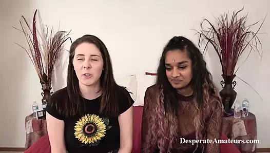 Oyuncu seçmeleri Indie ve Kama Sutra ateşli Hintli çaresiz amatörler yarak emiyor ve amlarını genişletiyor