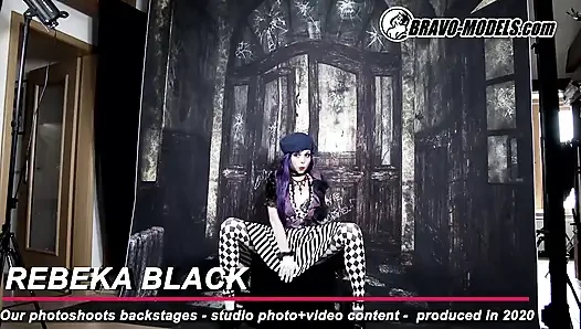 386-sahne arkası fotoğraf çekimi Rebeka Black - yetişkin