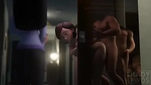 Anime cartoon characters movie hot seen