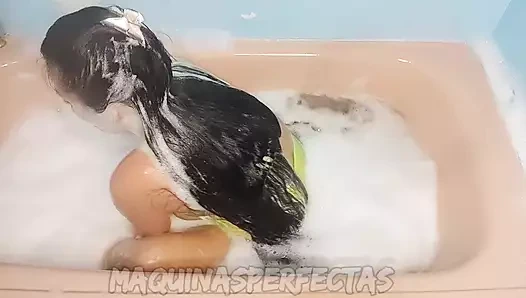 NUEVO! REAL DUCHA CALIENTE ORGASMO FINAL EN XHAMSTER