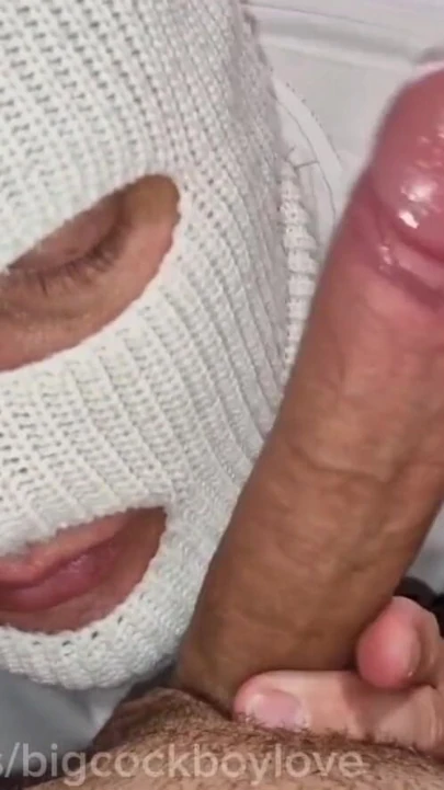 My stepbrother takes my big cock in his mouth and eats all my cum | Clip 1
