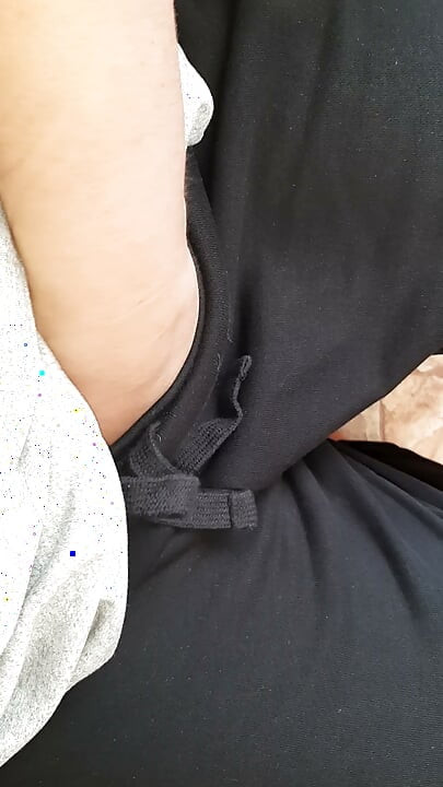 I secretly masturbate in the kitchen behind my stepmother while she's making breakfast