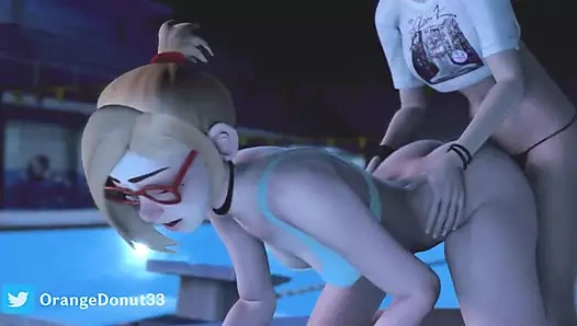 OrangeDonut33 ateşli 3 boyutlu seks hentai derlemesi -16