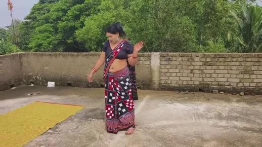 Step-Mom Takes Her Step-Son On The Roof Over Before Hard Touching