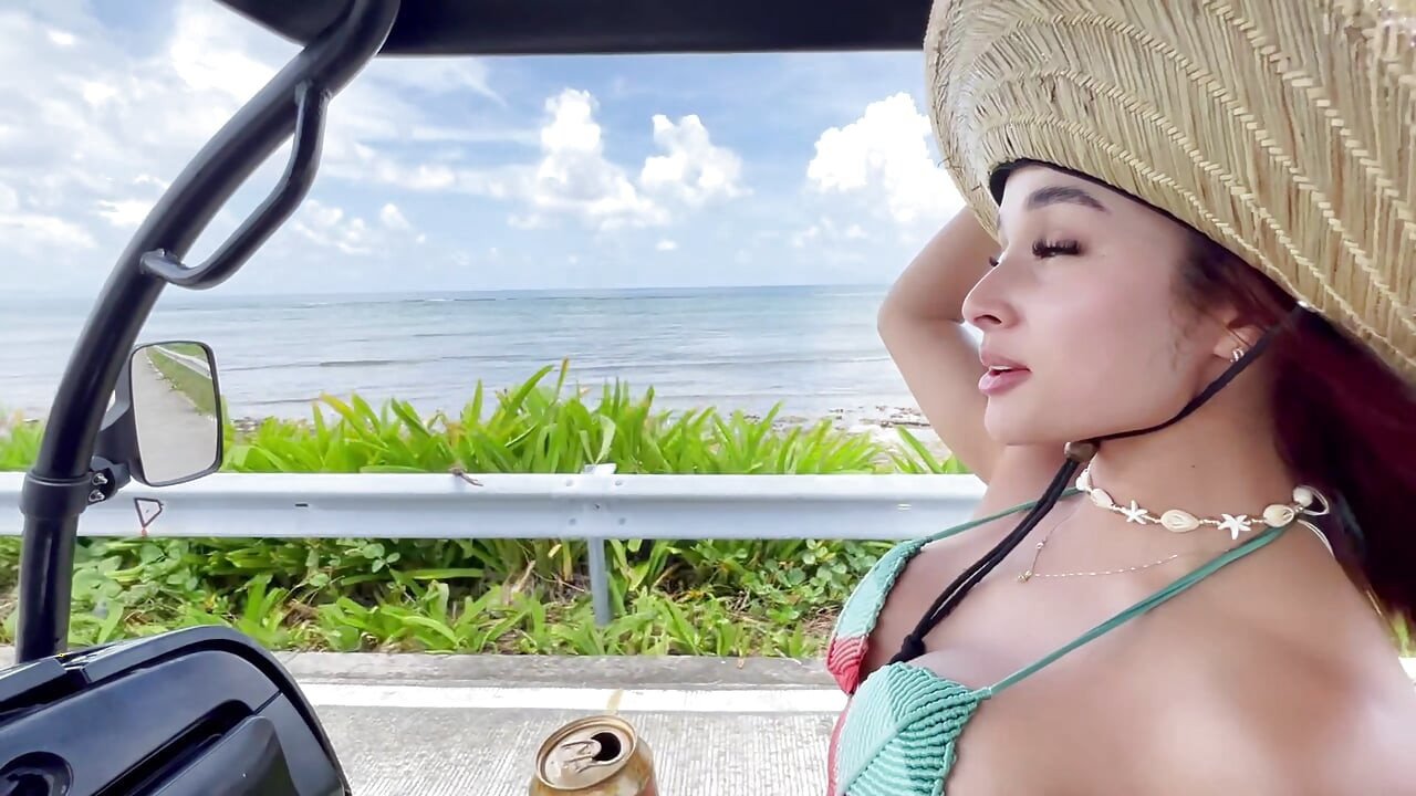 Tourist CREAMPIES beautiful COLOMBIAN babe on an island! - Abella olsen