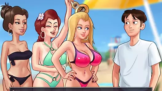 Summertime destan - okulda plaj grup seks ve seks