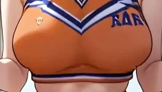 Amigo kız arkadaşımın ne büyük göğüsleri var, üniversitede bir oyundan sonra onu sikiyorum